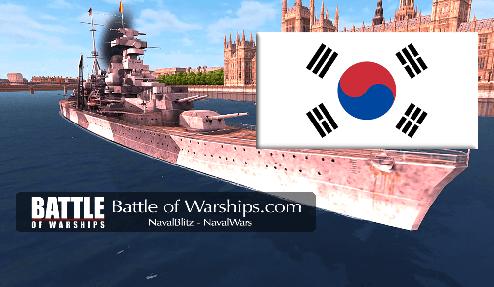 ADMIRAL HIPPER and KORIA flag - Battle of Warships