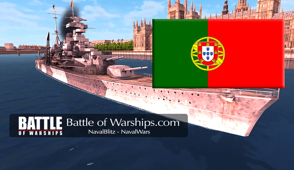 ADMIRAL HIPPER PORTUGAL flag - Battle of Warships