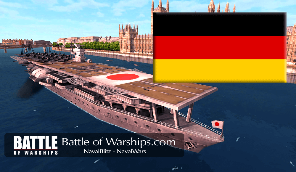 AKAGI and GERMANY flag - Battle of Warships