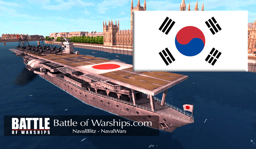 AKAGI and KORIA flag - Battle of Warships