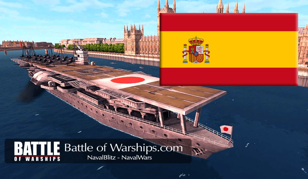 AKAGI SPAIN flag - Battle of Warships