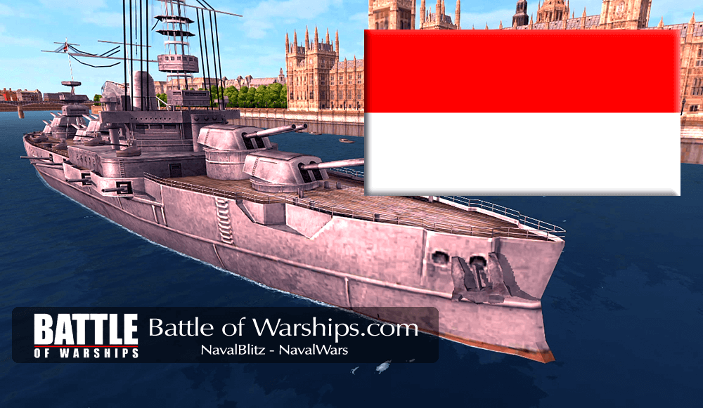 ARKANSAS and INDNESIA flag - Battle of Warships