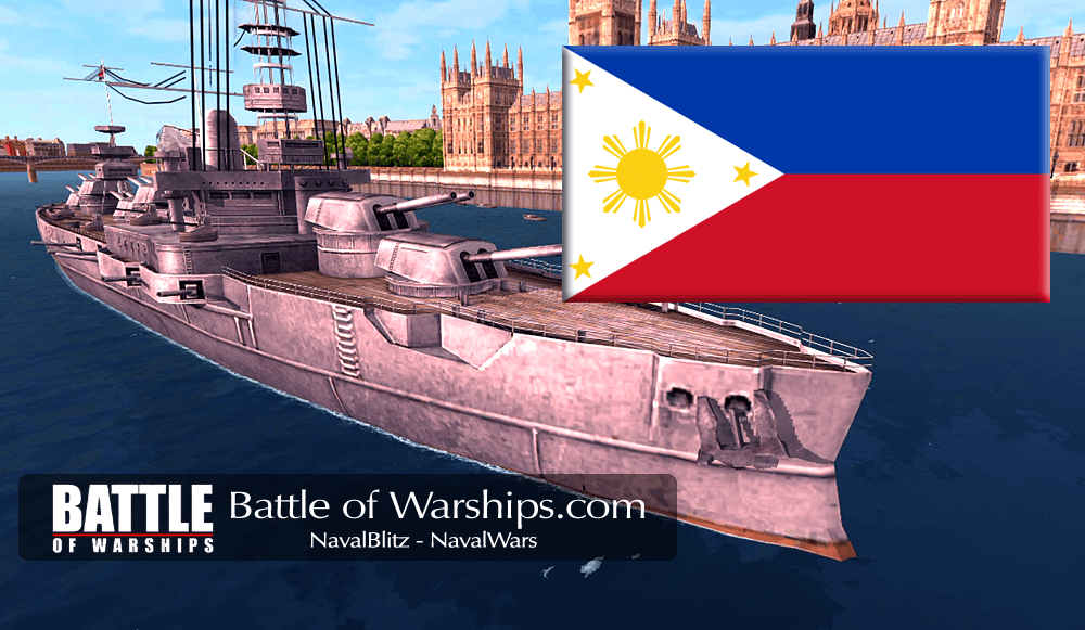 ARKANSAS and PILIPPINES flag - Battle of Warships