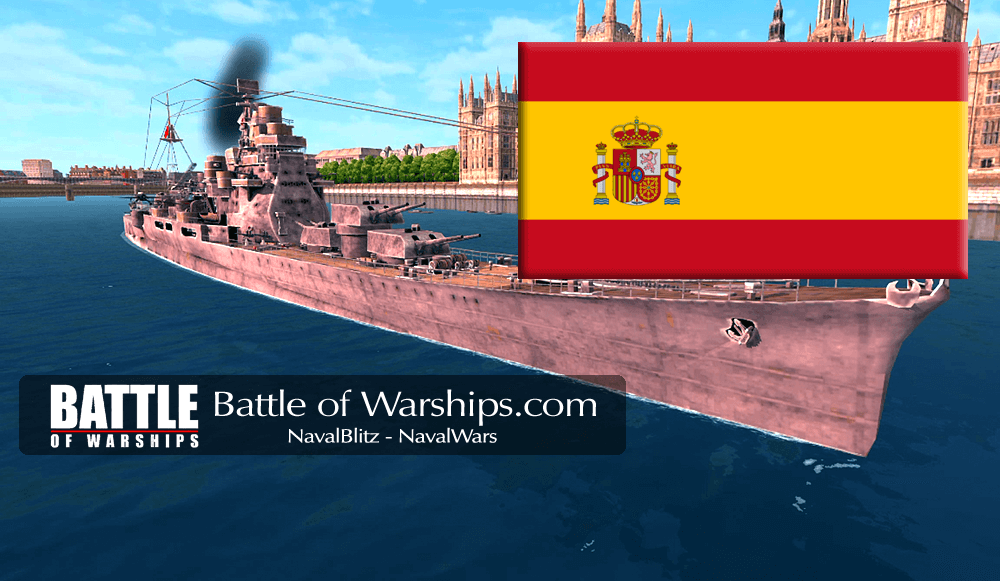 ATAGO SPAIN flag - Battle of Warships