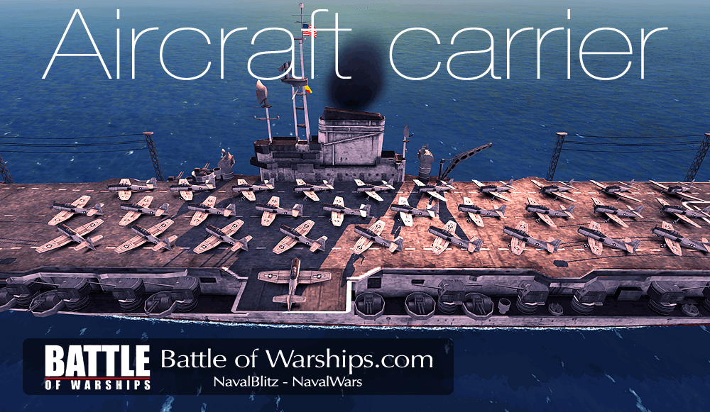 List of Aircraft carriers available in Battle Of Warships Naval Blitz - Naval Wars