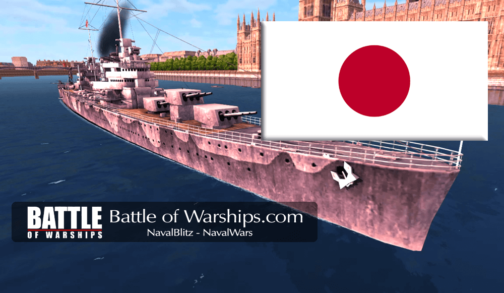BROOKLYN and JAPAN flag - Battle of Warships