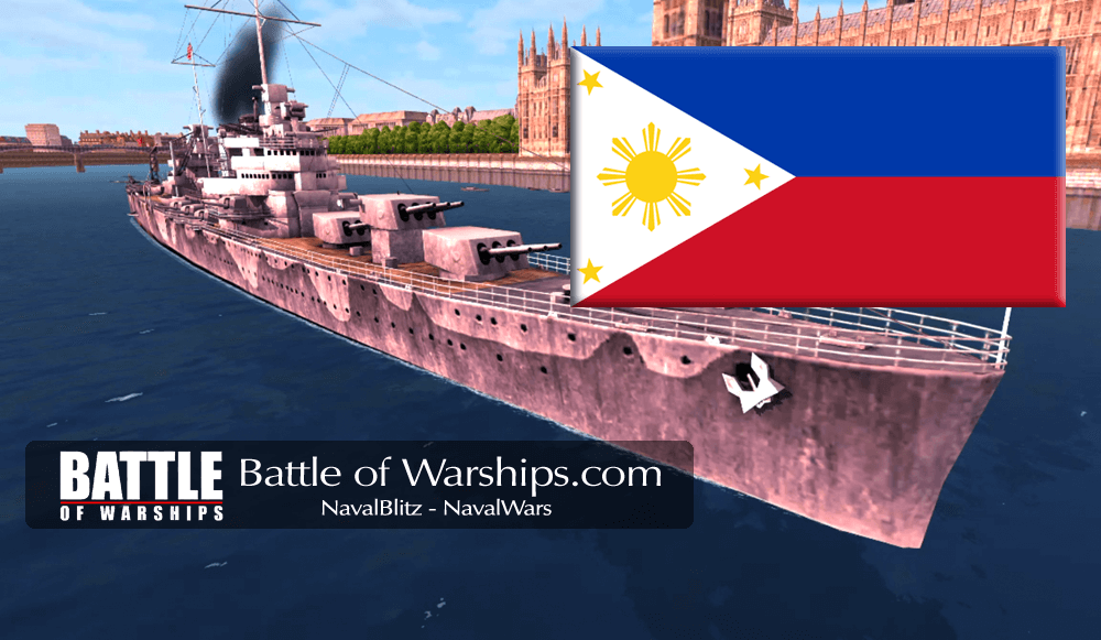 BROOKLYN and PILIPPINES flag - Battle of Warships