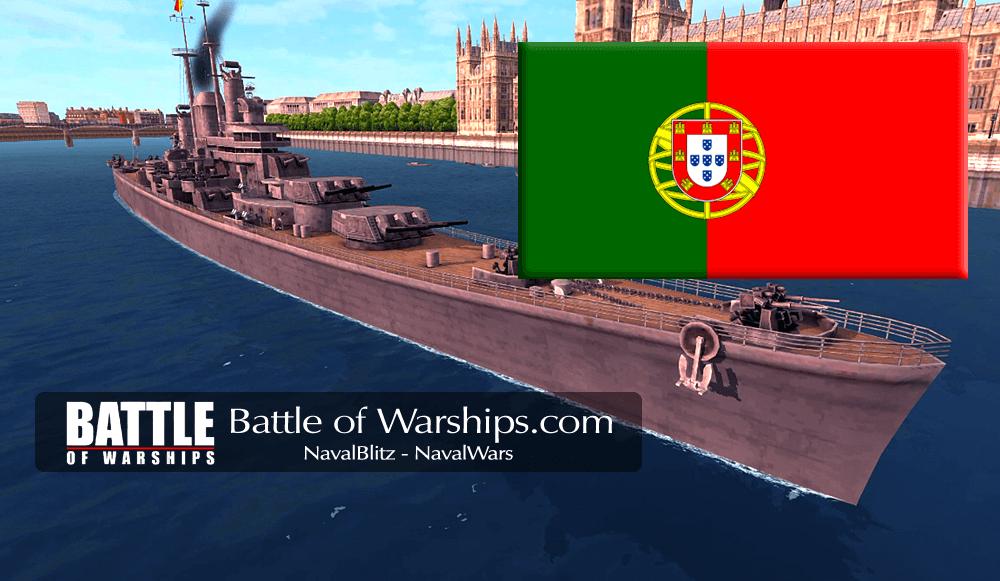 DES MOINES PORTUGAL flag - Battle of Warships
