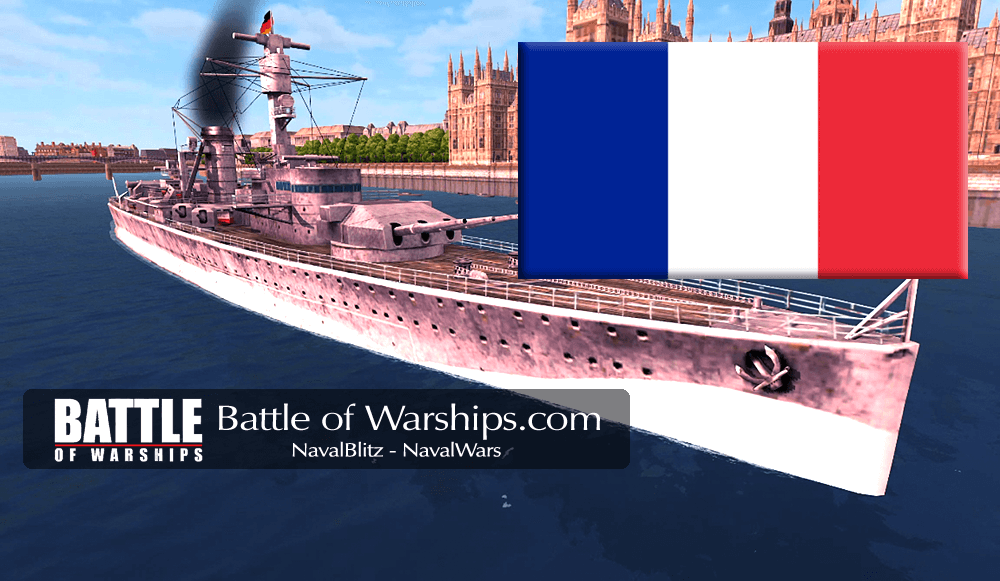 DEUTSCHILAND and FRANCE flag - Battle of Warships