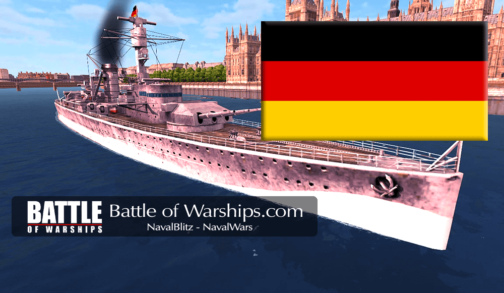 DEUTSCHILAND and GERMANY flag - Battle of Warships