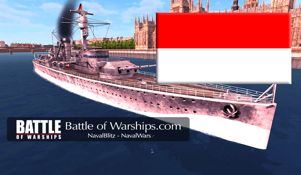 DEUTSCHILAND and INDNESIA flag - Battle of Warships