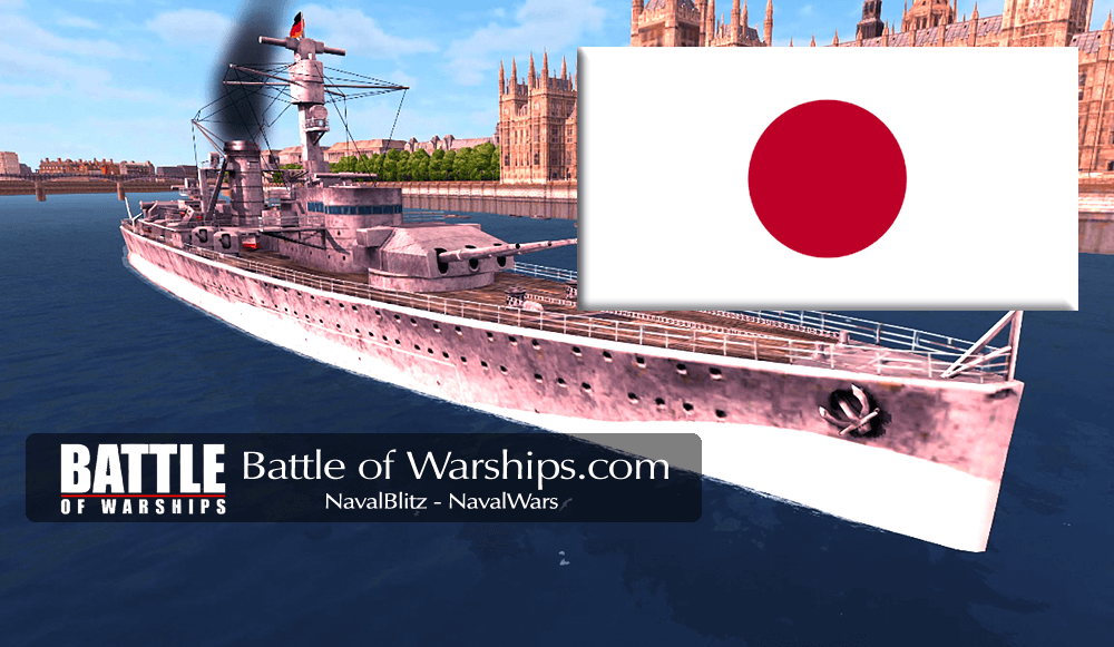 DEUTSCHILAND and JAPAN flag - Battle of Warships