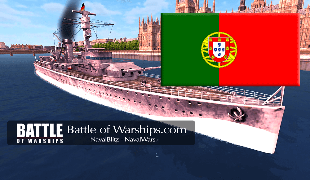 DEUTSCHILAND PORTUGAL flag - Battle of Warships