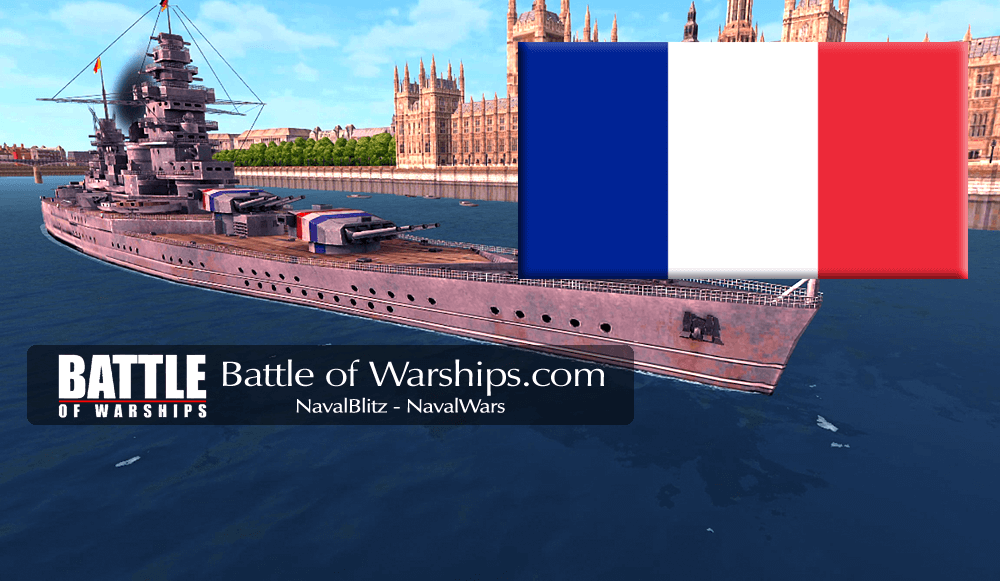 DUNKERQUE and FRANCE flag - Battle of Warships