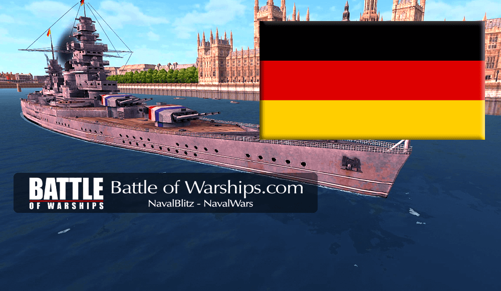 DUNKERQUE and GERMANY flag - Battle of Warships