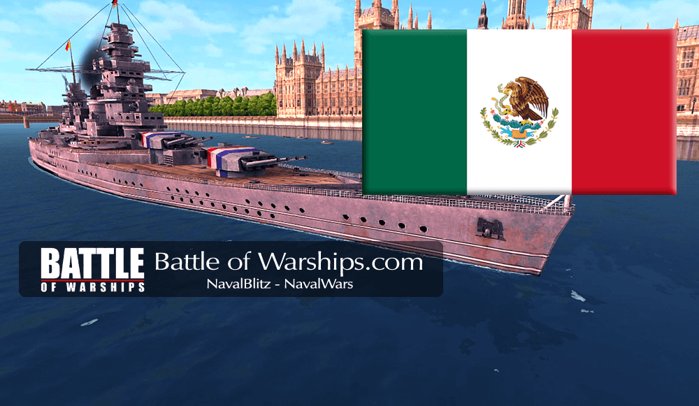 DUNKERQUE and MEXICO flag - Battle of Warships