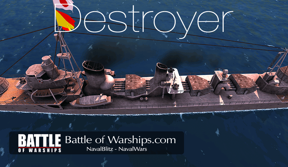 List of Destroyers available in Battle Of Warships Naval Blitz - Naval Wars