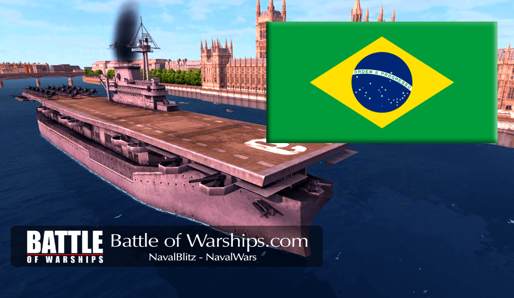 ENTERPRISE and Brazil flag - Battle of Warships
