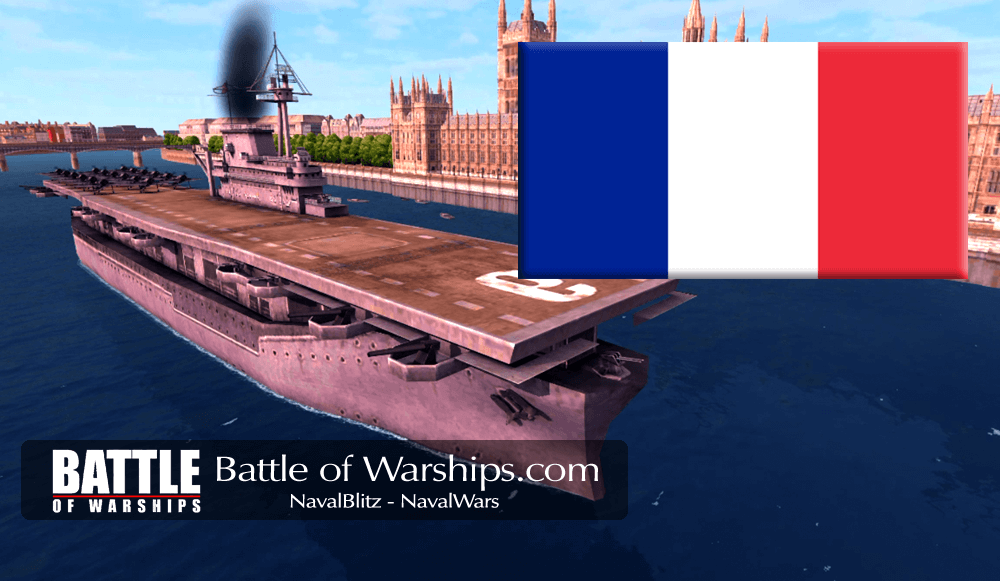 ENTERPRISE and FRANCE flag - Battle of Warships