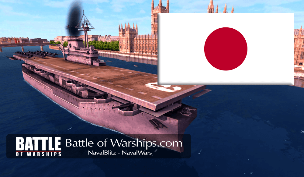 ENTERPRISE and JAPAN flag - Battle of Warships