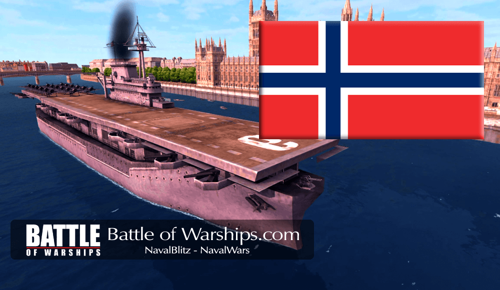 ENTERPRISE and NORWAY flag - Battle of Warships