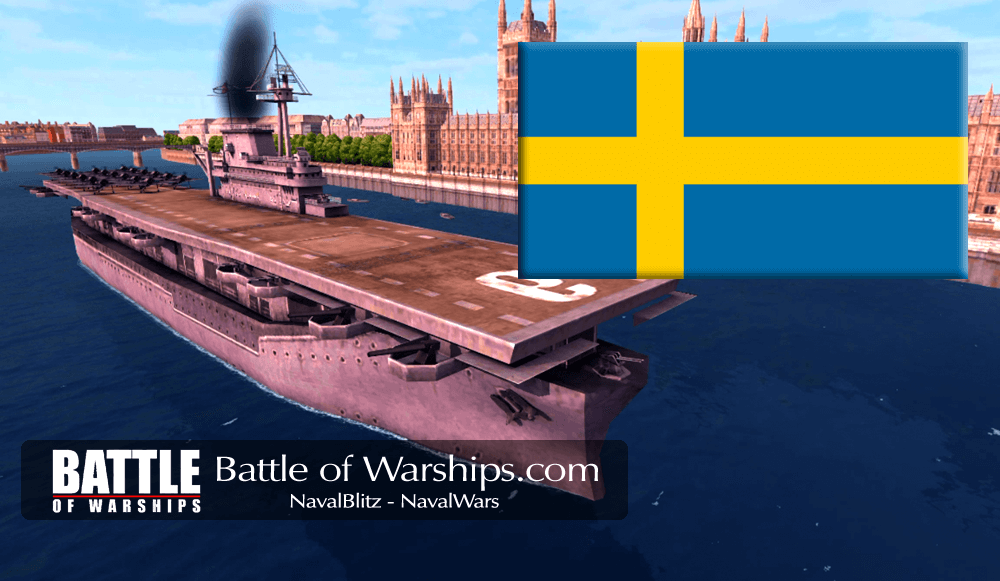 ENTERPRISE and SWEDEN flag - Battle of Warships