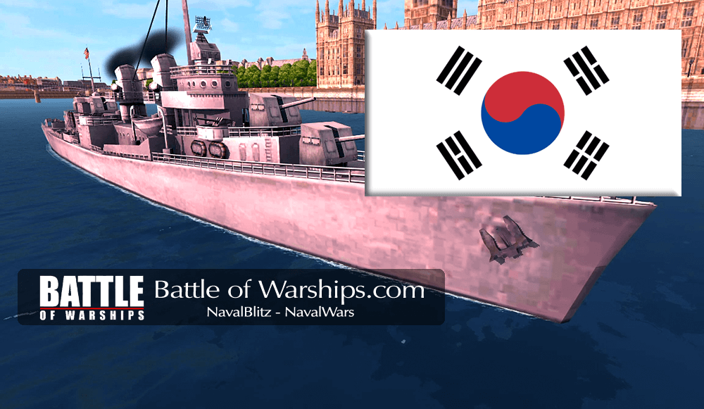 FLETCHER and KORIA flag - Battle of Warships