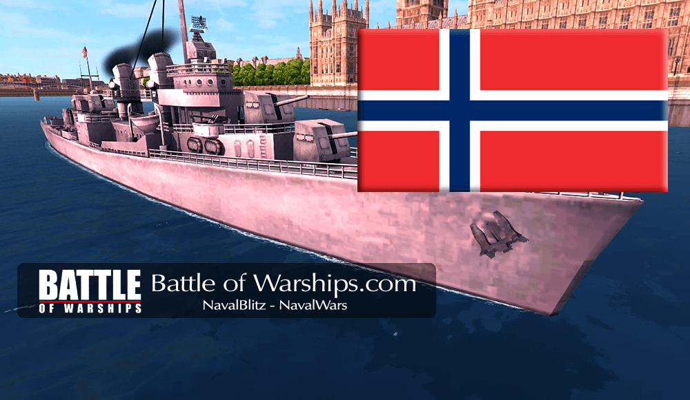 NORWAY flag - Battle of Warships