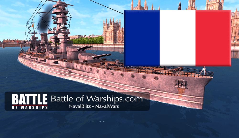 FUSO and FRANCE flag - Battle of Warships