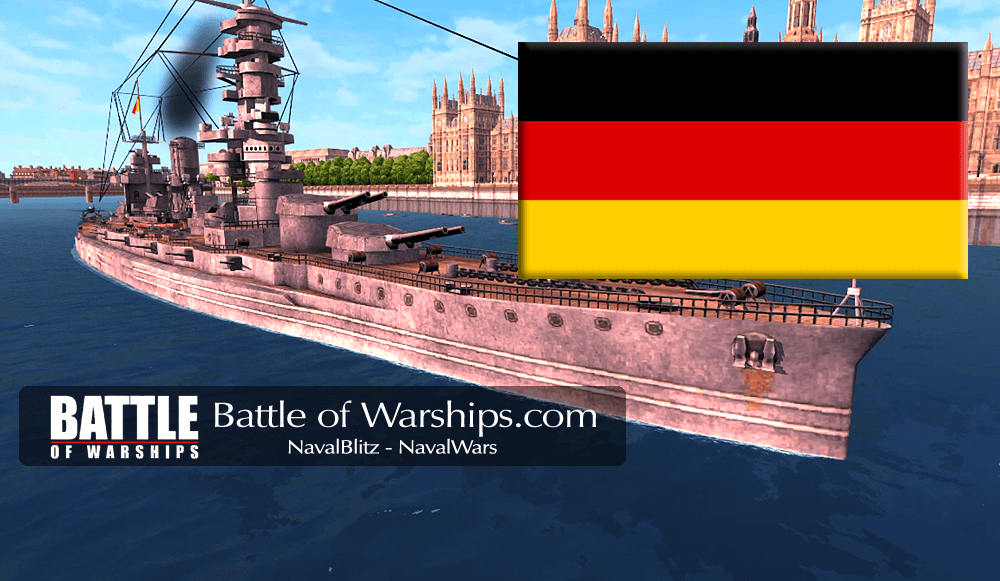 FUSO and GERMANY flag - Battle of Warships
