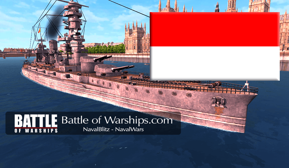 FUSO and INDNESIA flag - Battle of Warships