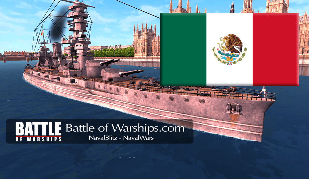 FUSO and MEXICO flag - Battle of Warships