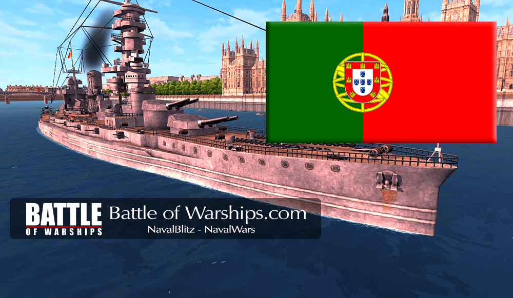 FUSO and PORTUGAL flag - Battle of Warships