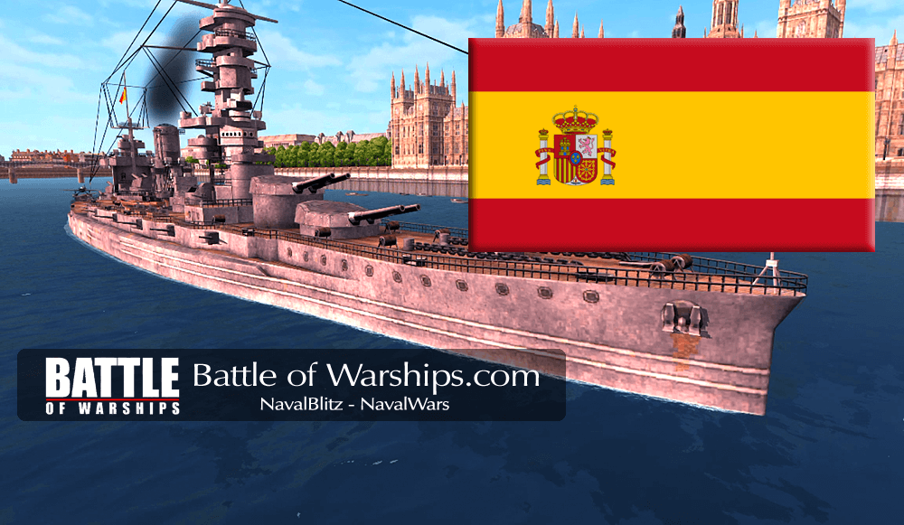 FUSO and SPAIN flag - Battle of Warships