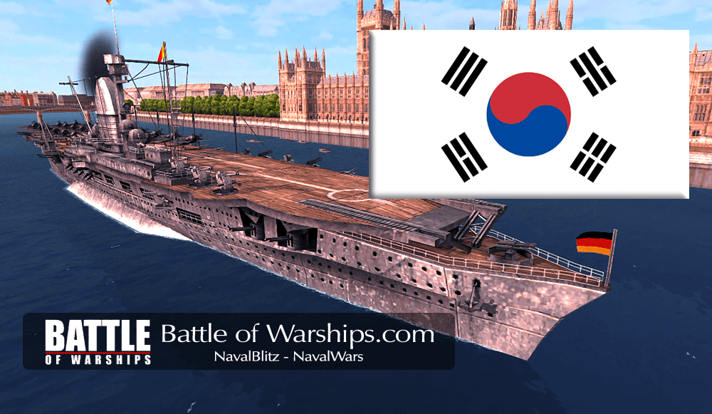 GRAF ZEPPELIN and KORIA flag - Battle of Warships