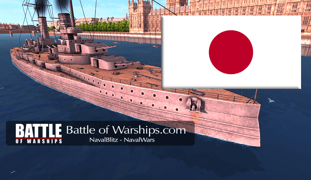 GROSSER KURFÜRST and JAPAN flag - Battle of Warships