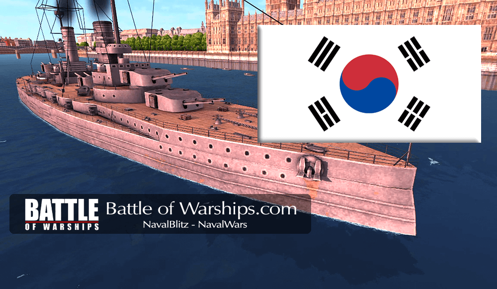 GROSSER KURFÜRST and KORIA flag - Battle of Warships