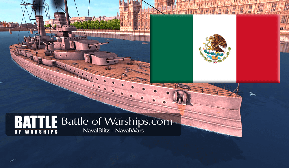 GROSSER KURFÜRST and MEXICO flag - Battle of Warships