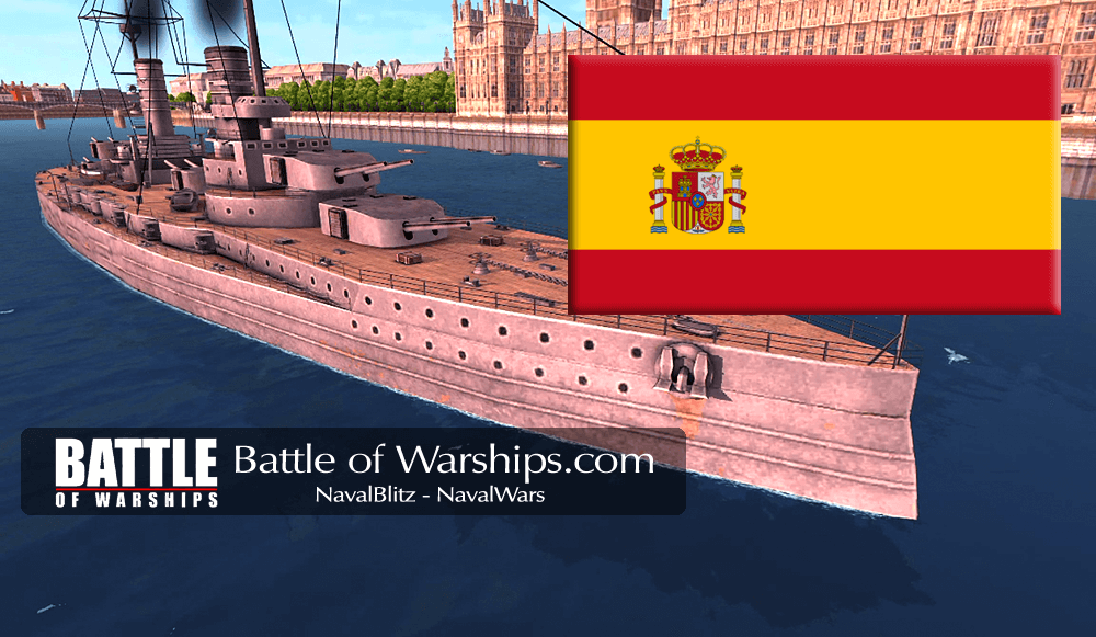 GROSSER KURFÜRST and SPAIN flag - Battle of Warships