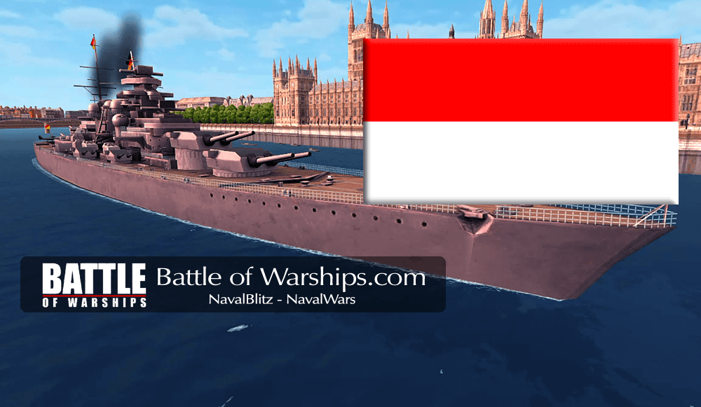 H41 and INDNESIA flag - Battle of Warships