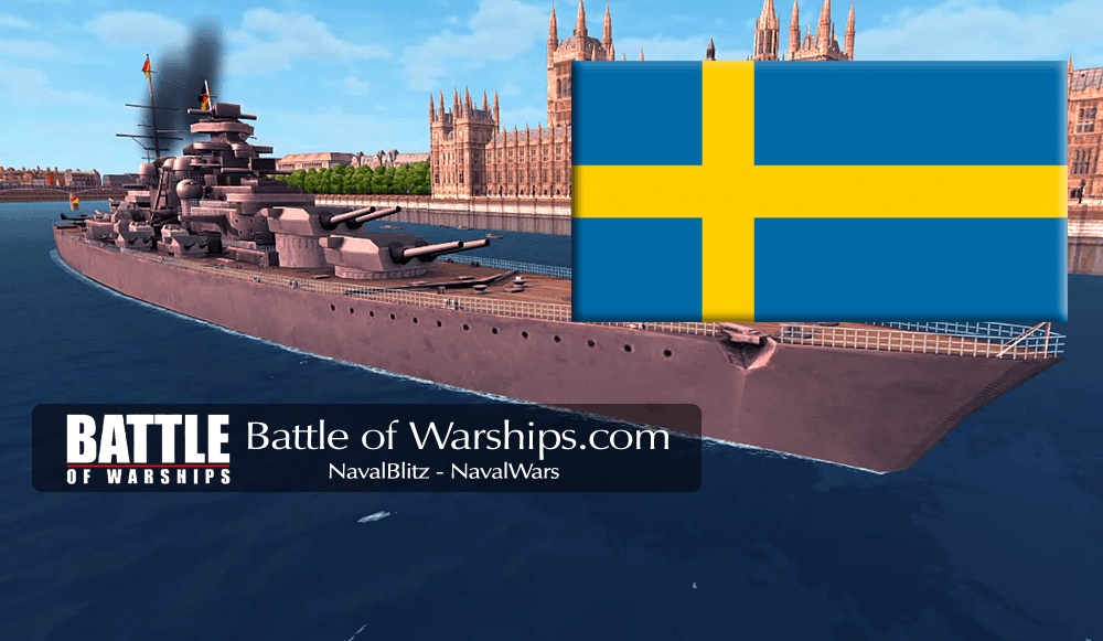 H41 and SWEDEN flag - Battle of Warships