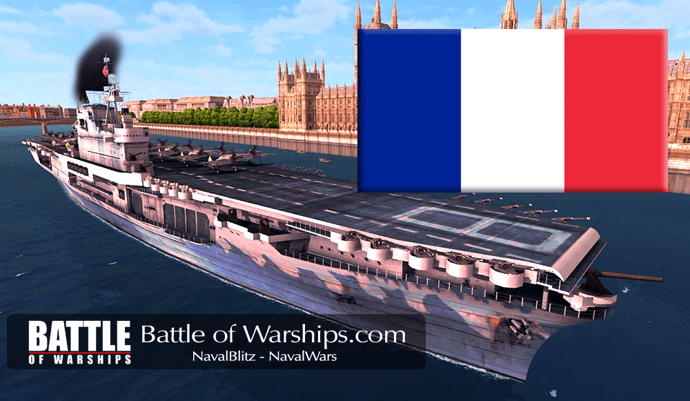 HONET and FRANCE flag - Battle of Warships