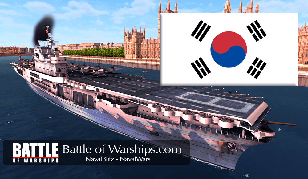 HONET and KORIA flag - Battle of Warships