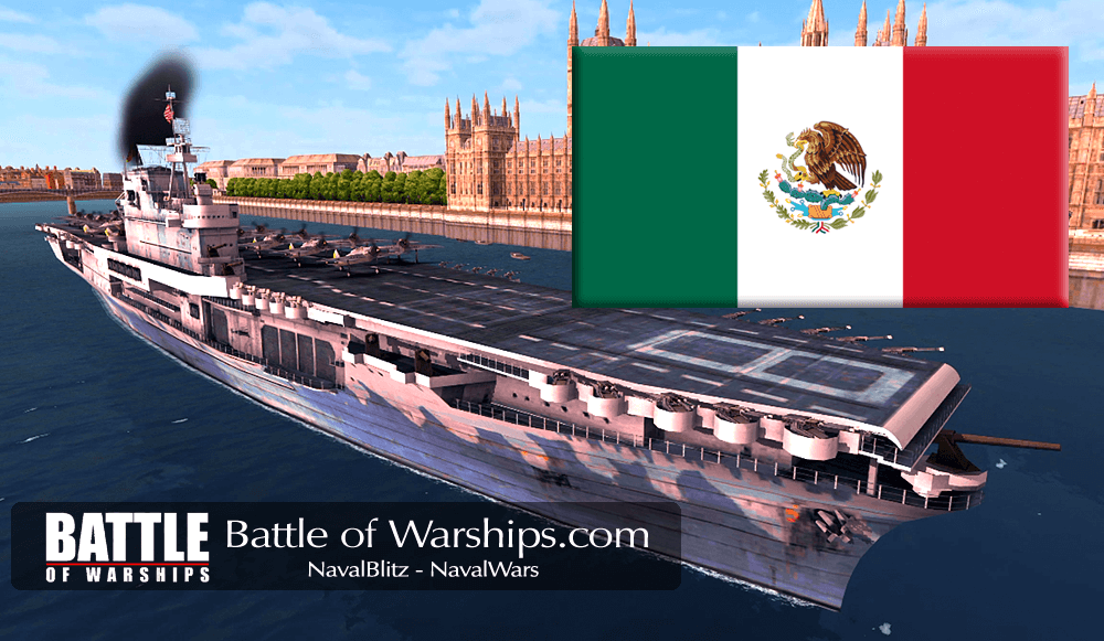 HONET and MEXICO flag - Battle of Warships