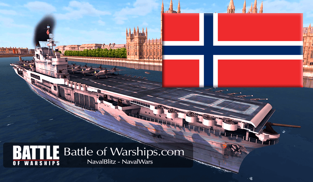 HONET and NORWAY flag - Battle of Warships