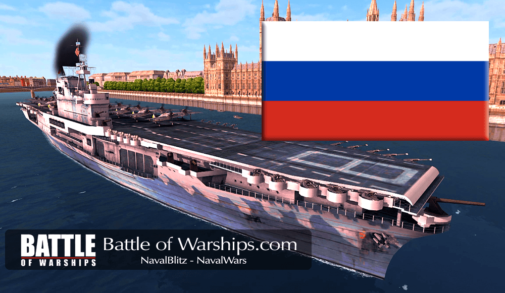 HONET and RUSSIA flag - Battle of Warships