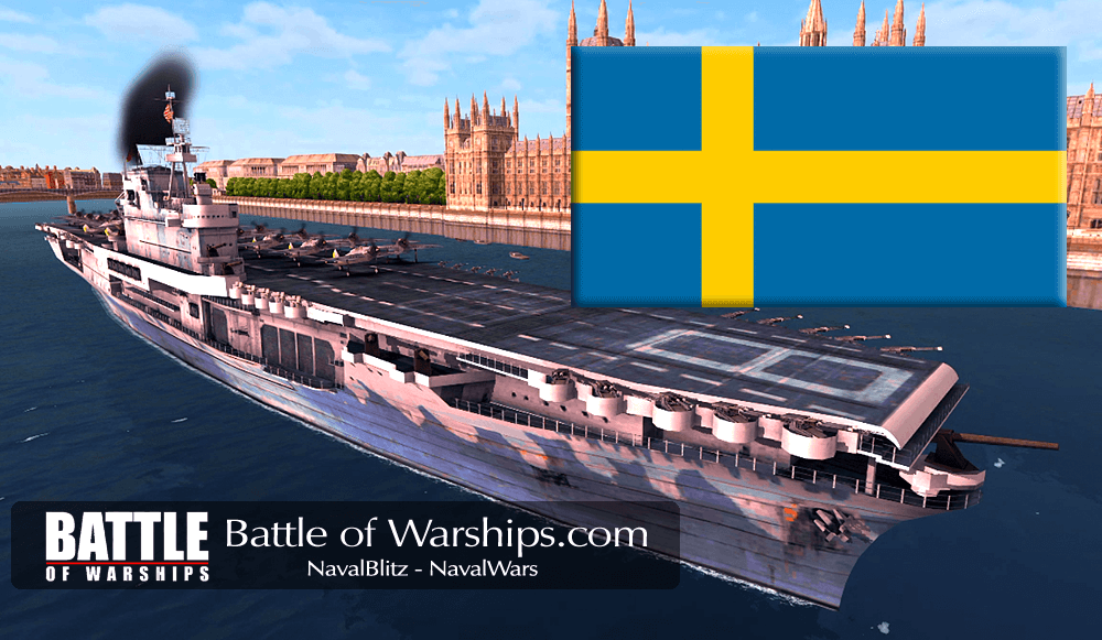 HONET and SWEDEN flag - Battle of Warships