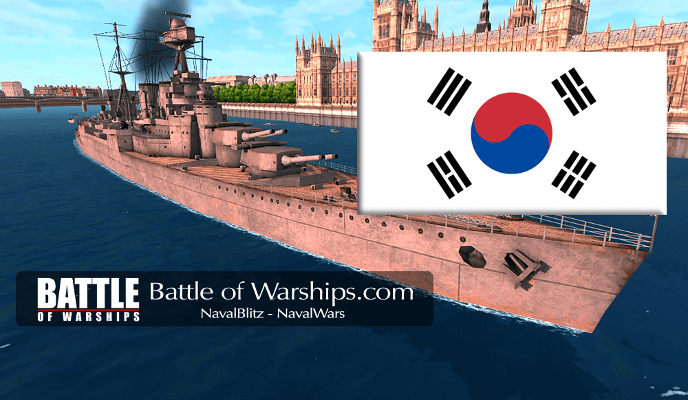 HOOD and KORIA flag - Battle of Warships