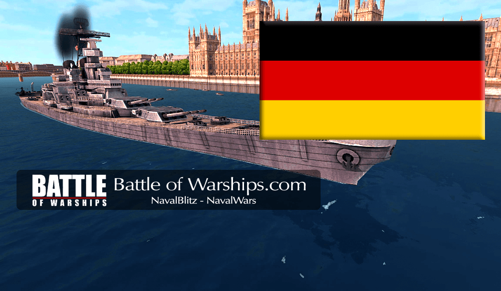 IOWA and GERMANY flag - Battle of Warships