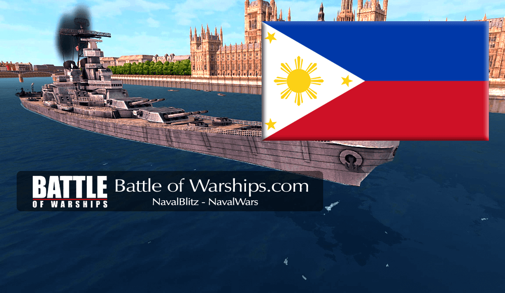 IOWA and PILIPPINES flag - Battle of Warships